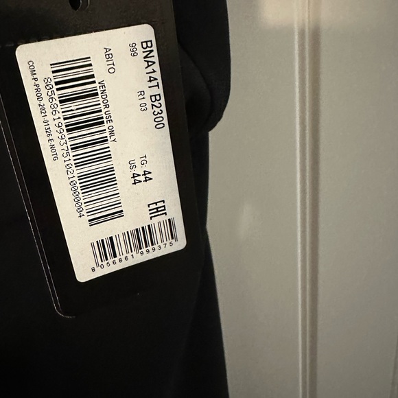 NWT Emporio Armani draped dress size 44 - Picture 4 of 8